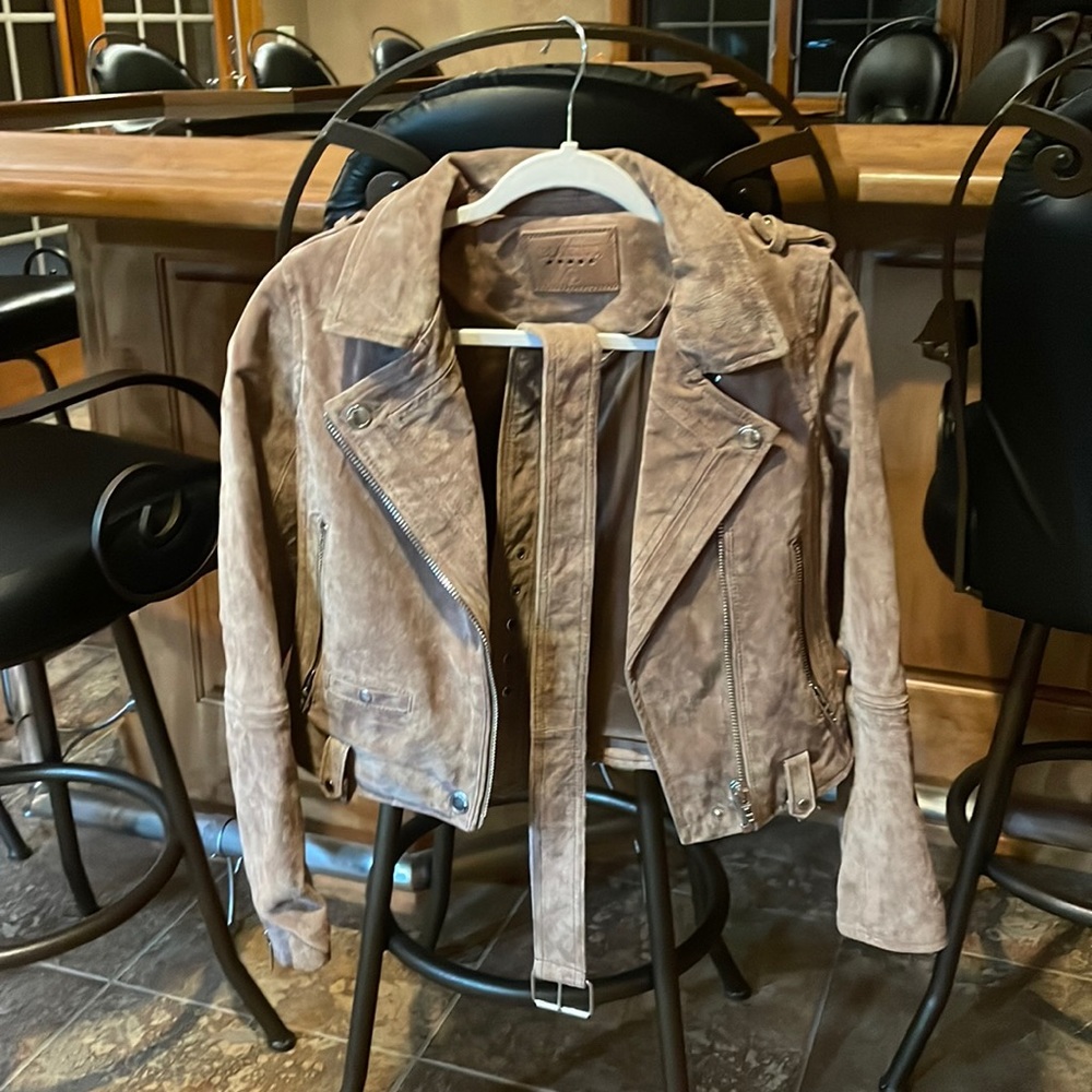 Blank NYC Suede Leather Jacket